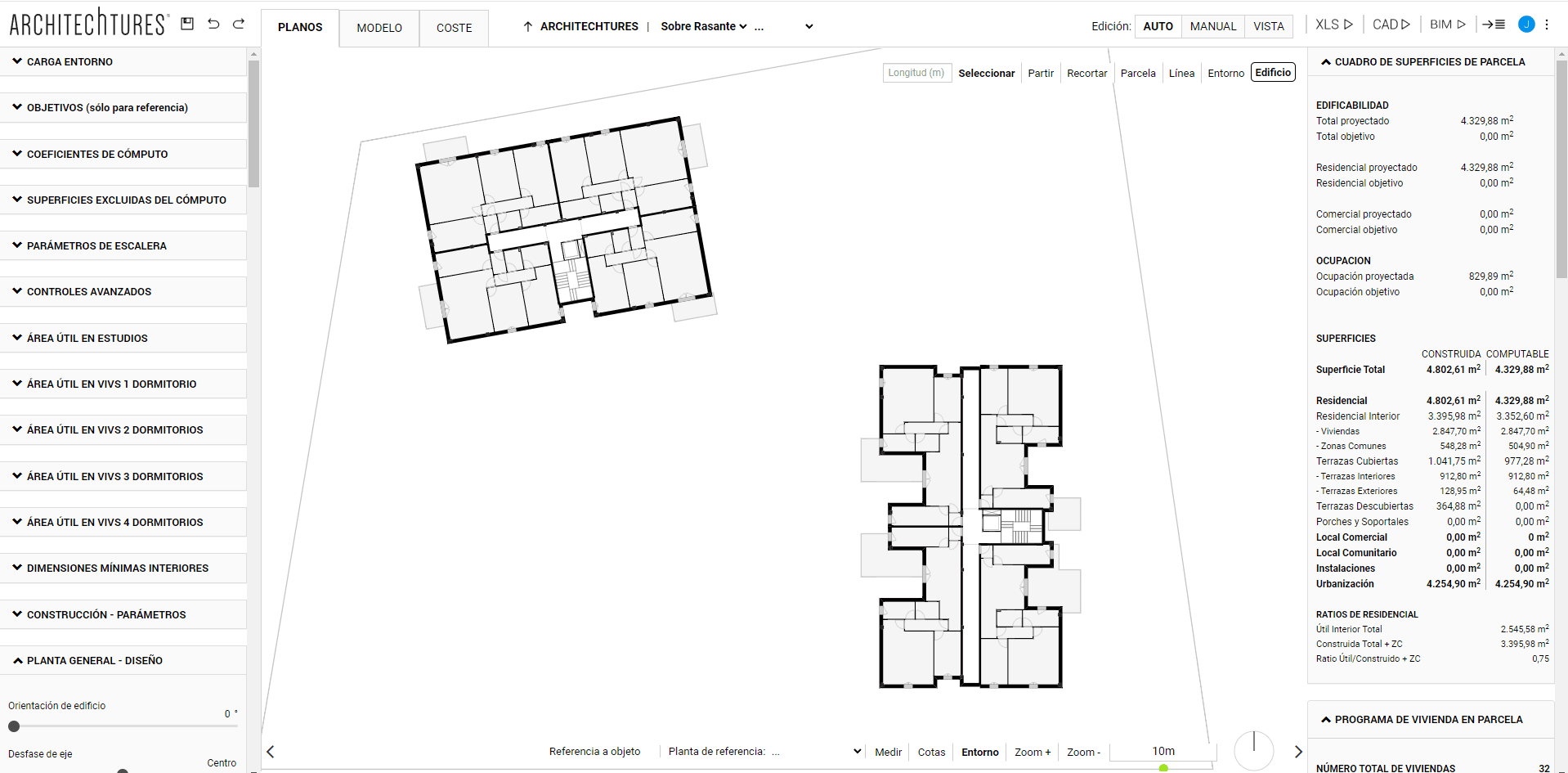 Emplazamiento- Diseño de Desarrollos Residenciales con IA