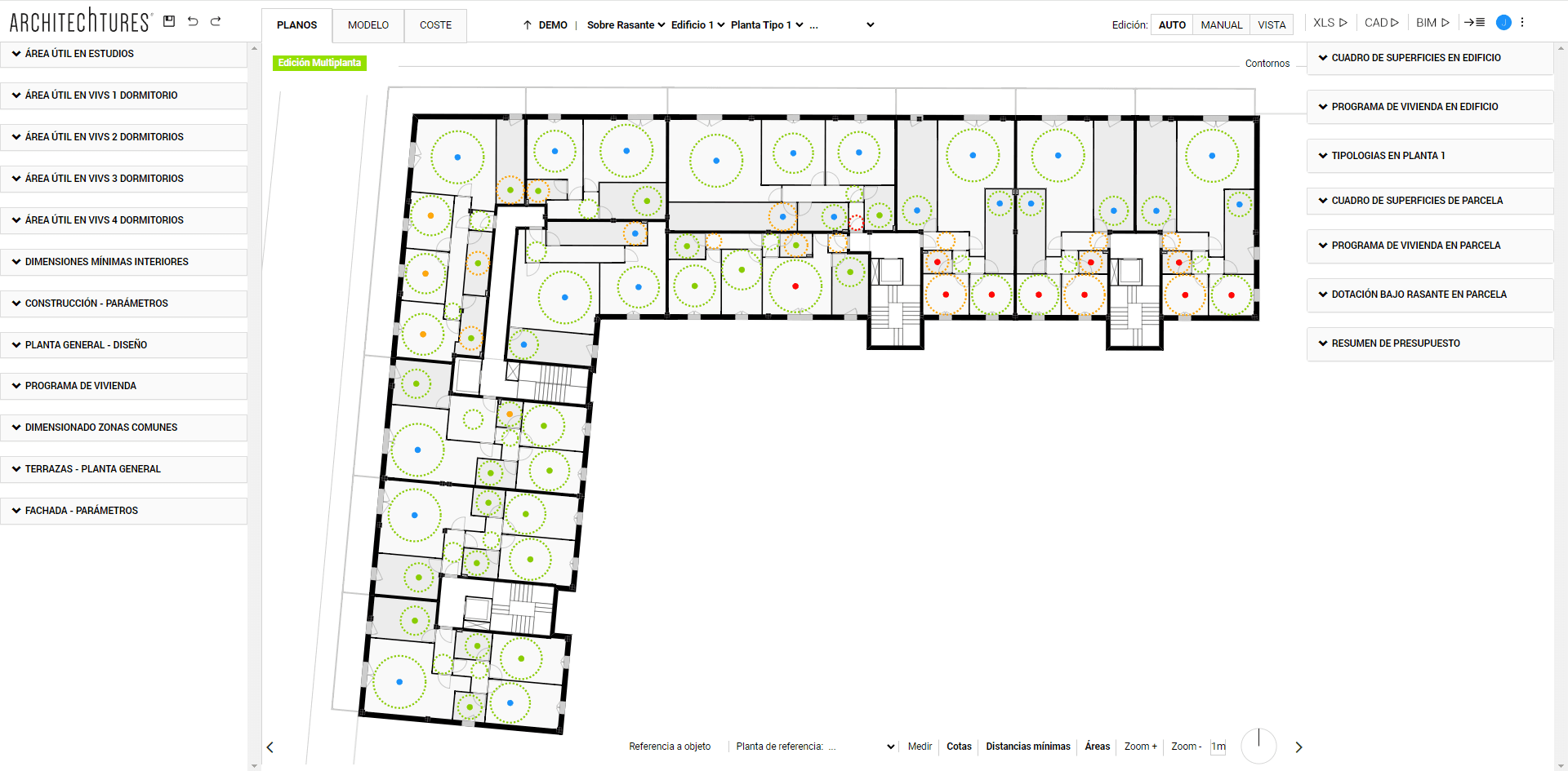 Edición multiplanta en ARCHITEChTURES