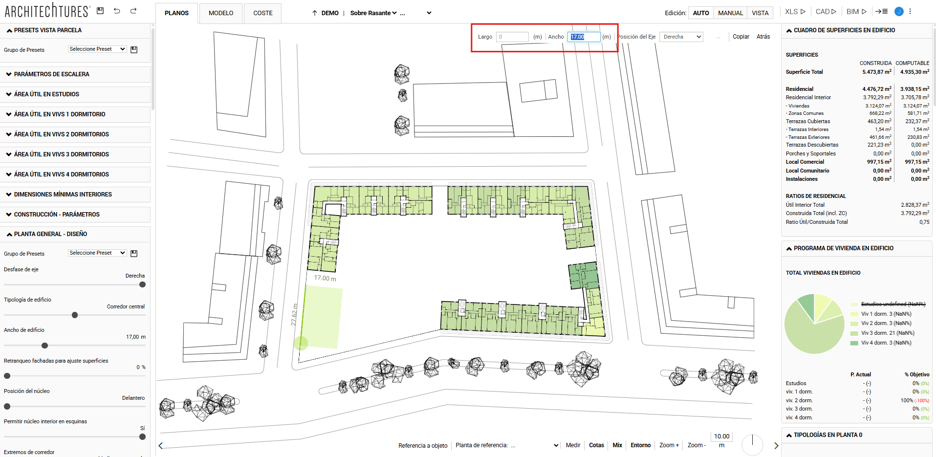 Herramienta edificio en ARCHITEChTURES