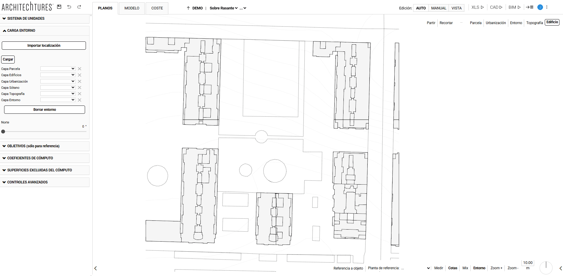 Resultado OSM en ARCHITEChTURES