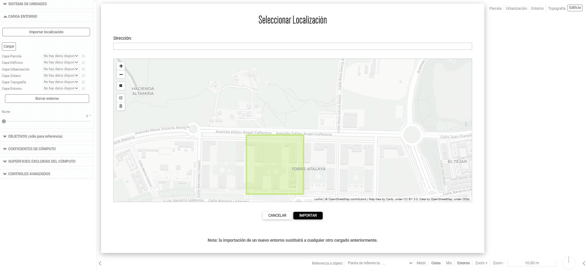 OSM selector en ARCHITEChTURES