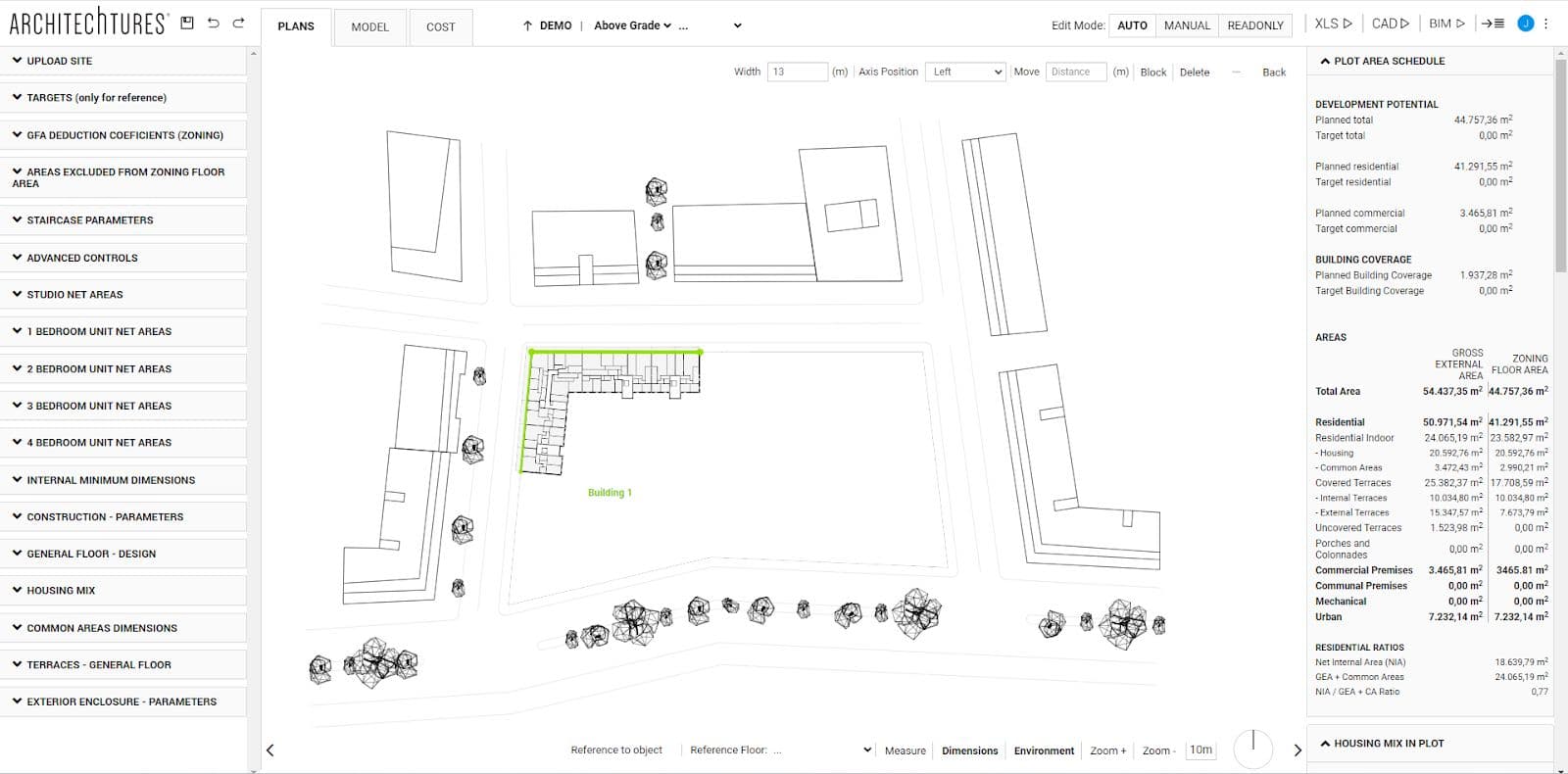 Building tool in ARCHITEChTURES