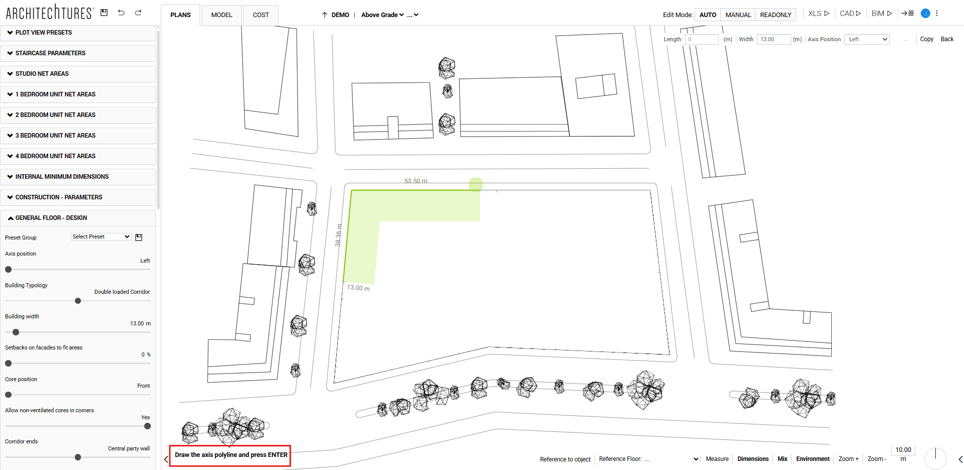 Building tool in ARCHITEChTURES
