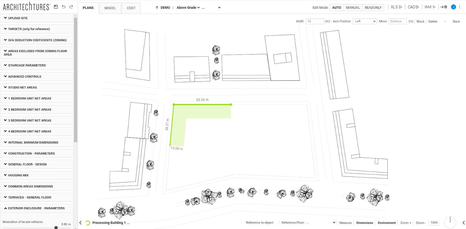 Building tool in ARCHITEChTURES