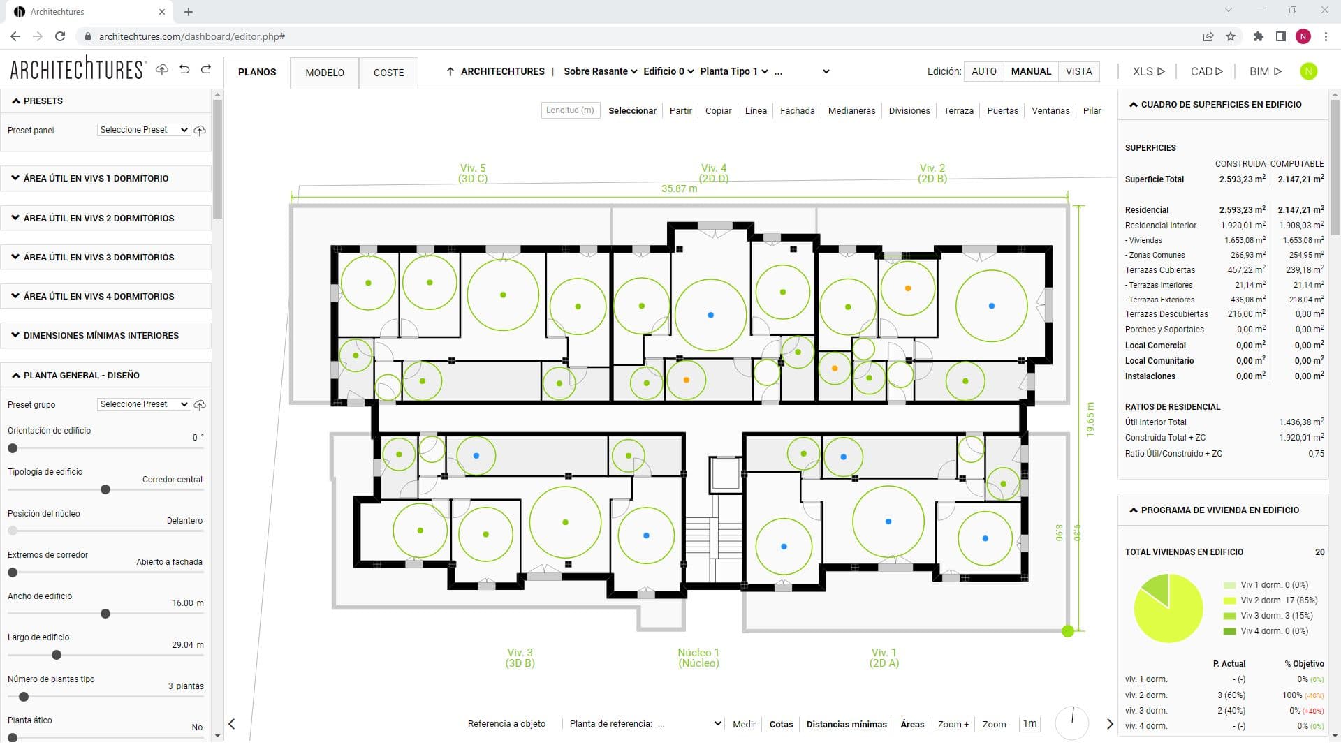 Floorplanner – AI Assisted and Manual Editing Modes