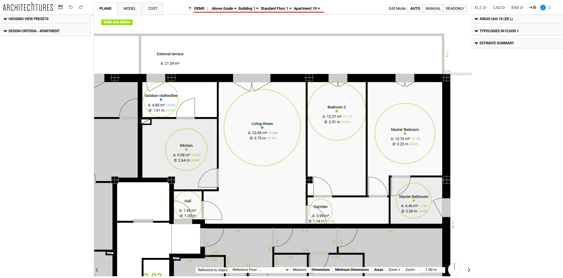 Unit level view in ARCHITEChTURES
