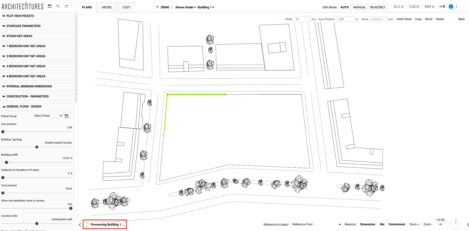 Building tool in ARCHITEChTURES