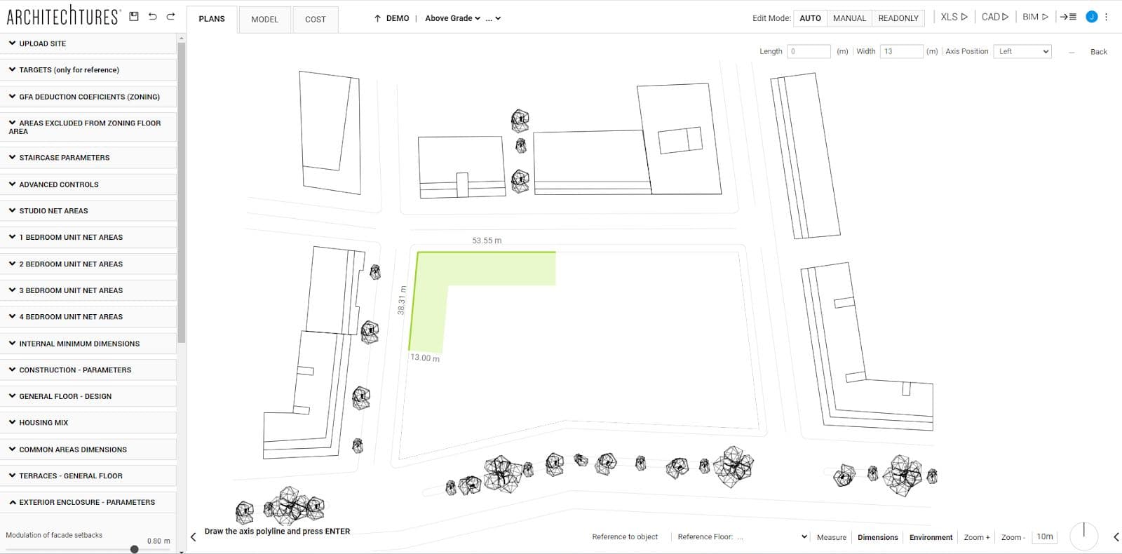 Building tool in ARCHITEChTURES