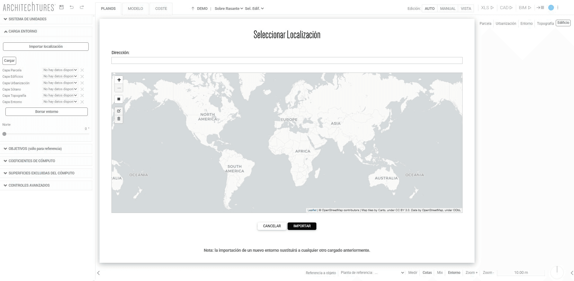 OSM en ARCHITEChTURES