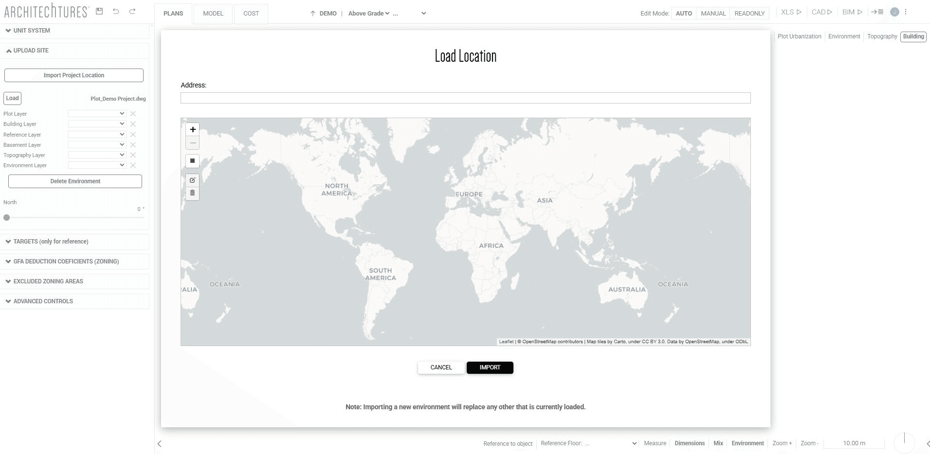 OSM in ARCHITEChTURES